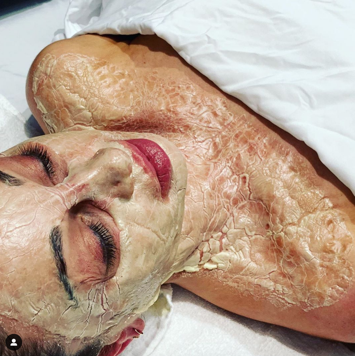 The Game of Thrones Facial with Dragon Mask